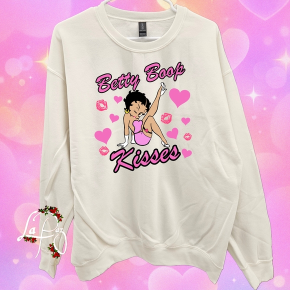 Sweaters - Valentines Betty Boop Sweatshirt